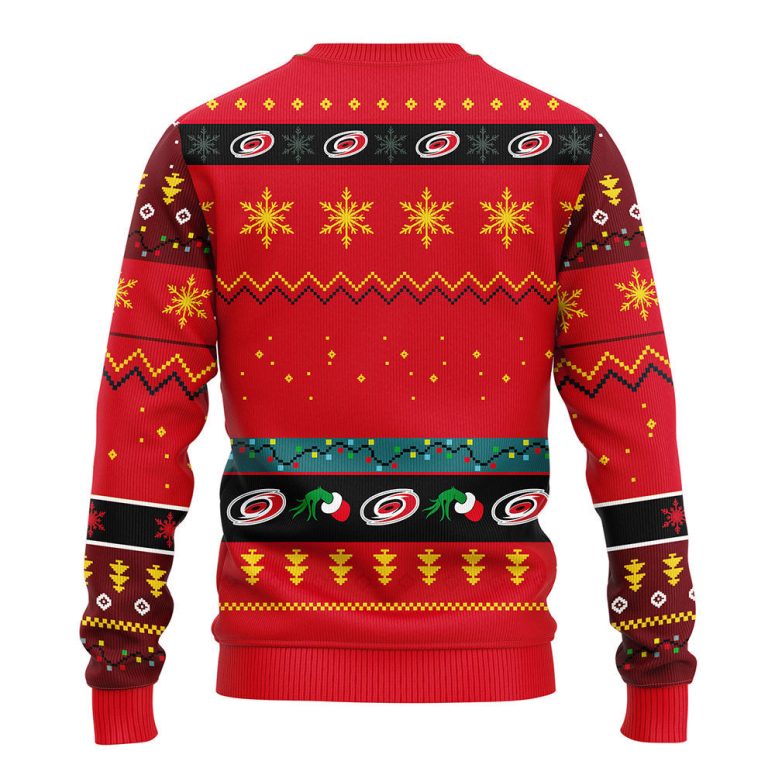 Carolina Hurricanes Grinch Ugly Christmas Sweater