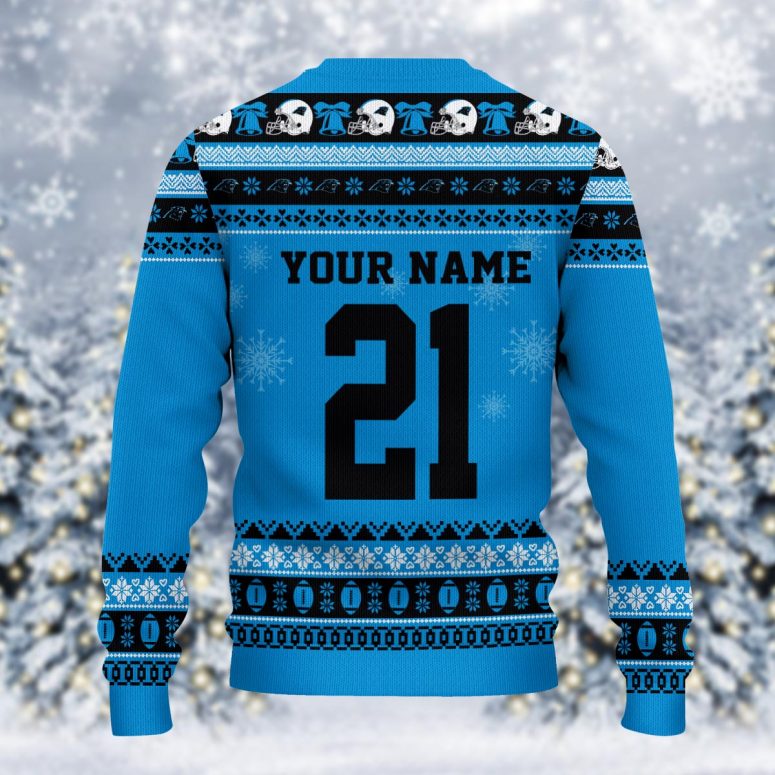 Carolina Panthers Mickey’s Christmas Football Ugly Christmas Sweater