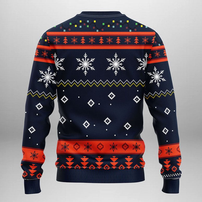 Chicago Bears Funny Grinch Ugly Christmas Sweater