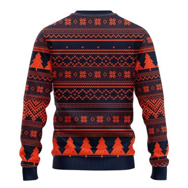 Chicago Bears Grinch Hug Ugly Christmas Sweater