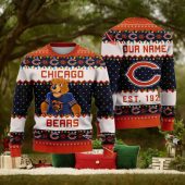 Chicago Bears Mascot Spirit Ugly Christmas Sweater