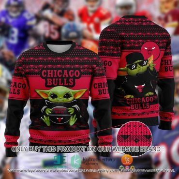 Chicago Bulls Holiday Force Ugly Christmas Sweater