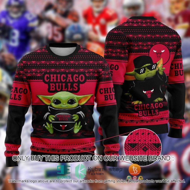 Chicago Bulls Holiday Force Ugly Christmas Sweater