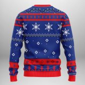Chicago Cubs Funny Grinch Ugly Christmas Sweater Back - TeeUgly