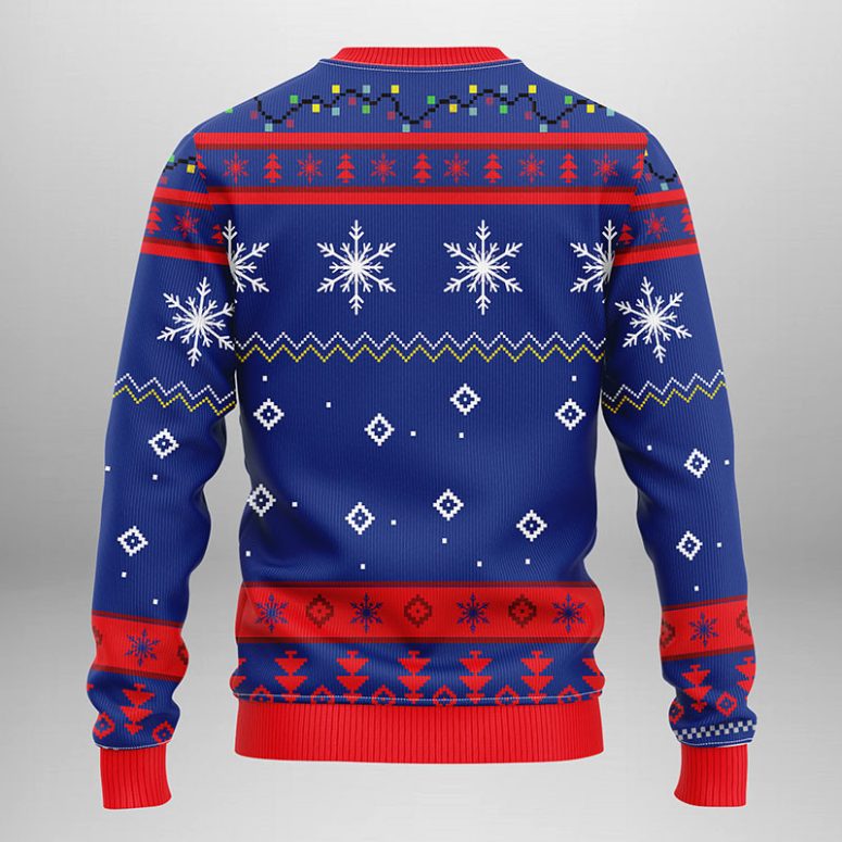 Chicago Cubs Funny Grinch Ugly Christmas Sweater