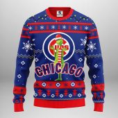 Chicago Cubs Funny Grinch Ugly Christmas Sweater