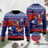 Chicago Cubs Peanuts Family Fun Ugly Christmas Sweater