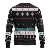 Chicago White Sox 12 Grinch Xmas Day Ugly Christmas Sweater Back - TeeUgly