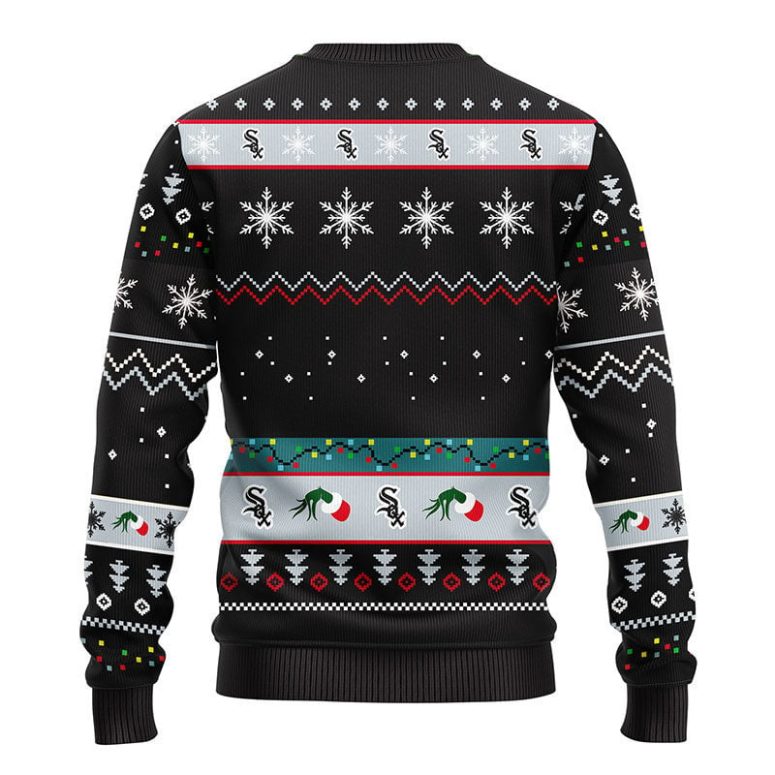 Chicago White Sox 12 Grinch Xmas Day Ugly Christmas Sweater