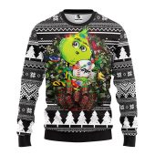 Chicago White Sox Grinch Hug Ugly Christmas Sweater - TeeUgly