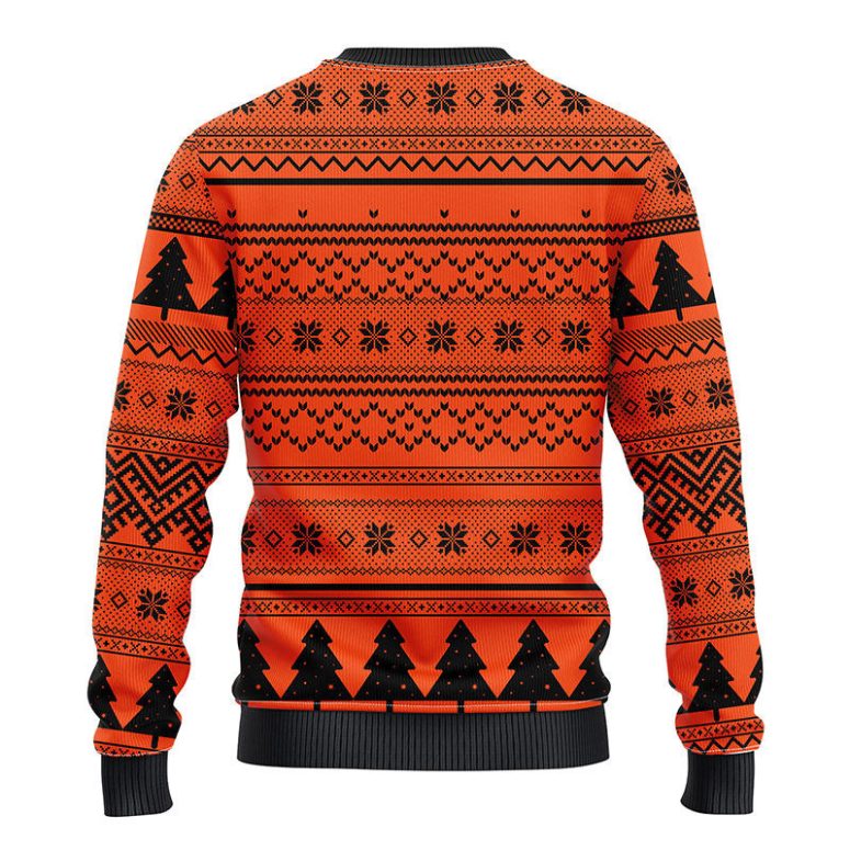 Cincinnati Bengals Grinch Hug Ugly Christmas Sweater