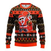 Cleveland Browns Dabbin’ Santa Swag Ugly Christmas Sweater