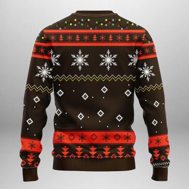 Cleveland Browns Funny Grinch Ugly Christmas Sweater