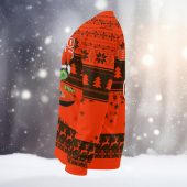 Cleveland Browns Grinch Stole Game Day Ugly Christmas Sweater Left - TeeUgly