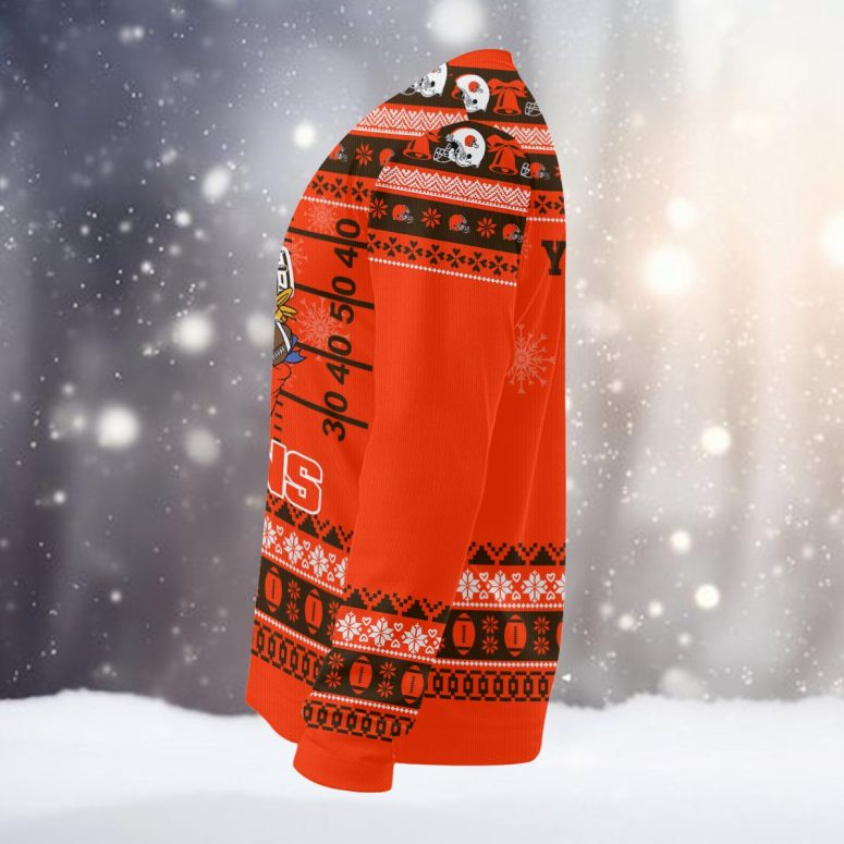 Cleveland Browns Mickey Gift Play Ugly Christmas Sweater