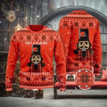 Cleveland Browns Nutcracker Crush Ugly Christmas Sweater