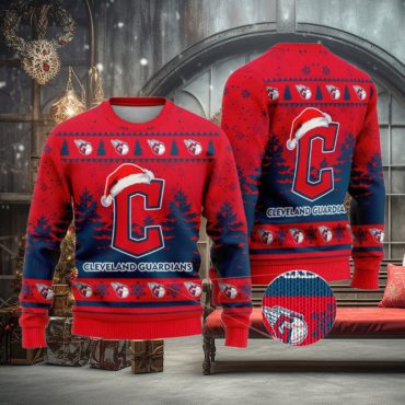 Cleveland Guardians Holiday Spirit Ugly Christmas Sweater