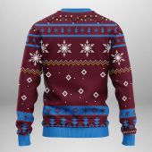 Colorado Avalanche Funny Grinch Ugly Christmas Sweater Back - TeeUgly