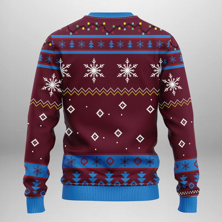 Colorado Avalanche Funny Grinch Ugly Christmas Sweater
