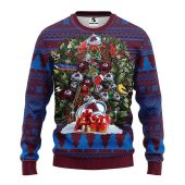Colorado Avalanche Tree Christmas Ugly Sweater
