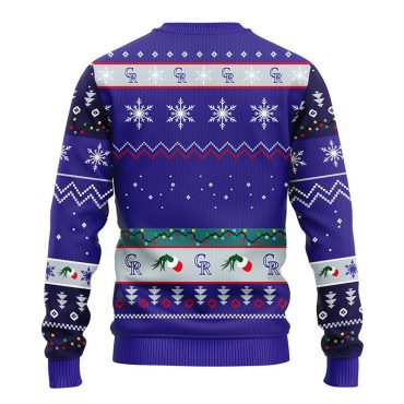 Colorado Rockies 12 Grinch Xmas Day Ugly Christmas Sweater