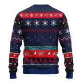 Columbus Blue Jackets 12 Grinch Xmas Day Ugly Christmas Sweater Back - TeeUgly