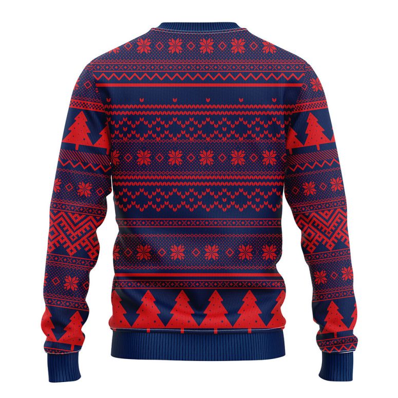 Columbus Blue Jackets Grinch Hug Ugly Christmas Sweater