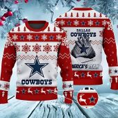 Dallas Cowboys America’s Team Ugly Christmas Sweater