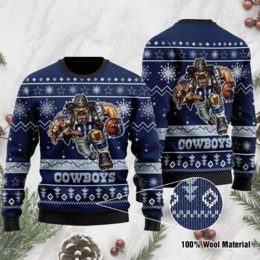 Dallas Cowboys Beast Mode Blitz Ugly Christmas Sweater