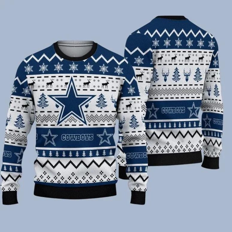 Dallas Cowboys Football Team Ugly Christmas Sweater