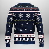 Dallas Cowboys Funny Grinch Ugly Christmas Sweater Back - TeeUgly
