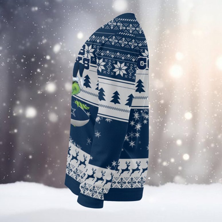 Dallas Cowboys Grinch Stare Ugly Christmas Sweater