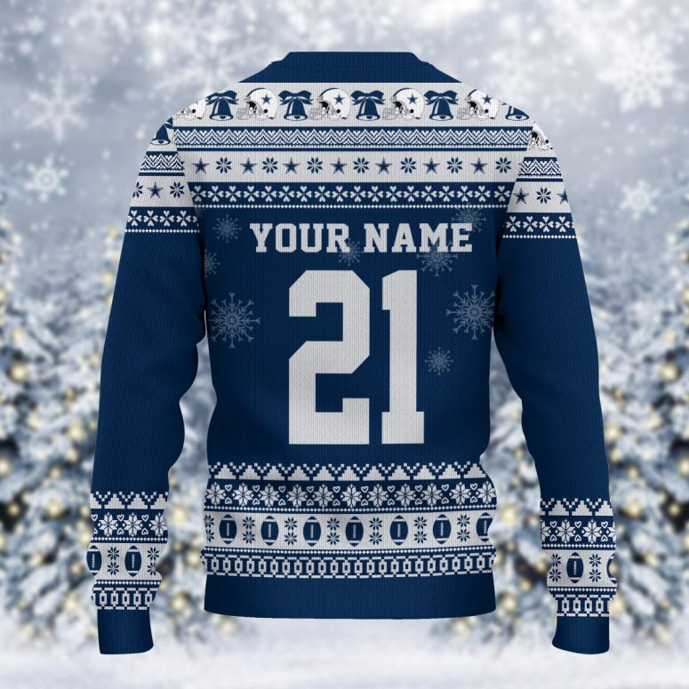 Dallas Cowboys Mickey Touchdown Ugly Christmas Sweater