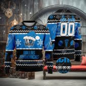 Dallas Mavericks Winter Court Victory Ugly Christmas Sweater