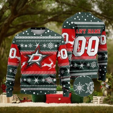 Dallas Stars Holiday Spirit Ugly Christmas Sweater
