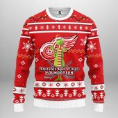 Detroit Red Wings Funny Grinch Ugly Christmas Sweater - TeeUgly