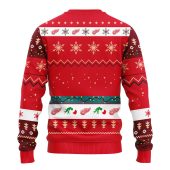 Detroit Red Wings Grinch Ugly Christmas Sweater Back - TeeUgly