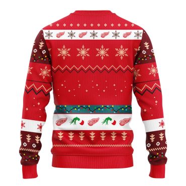 Detroit Red Wings Grinch Ugly Christmas Sweater