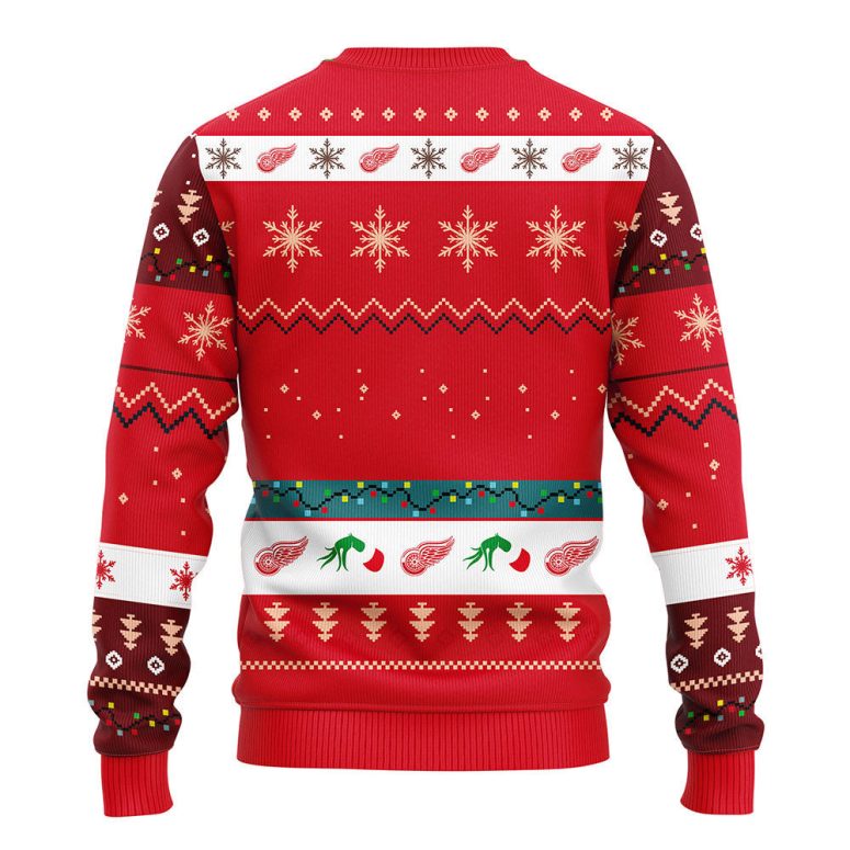 Detroit Red Wings Grinch Ugly Christmas Sweater