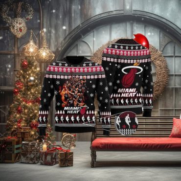 Miami Heat Holiday Team Spirit Ugly Christmas Sweater