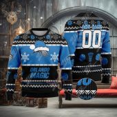 Orlando Magic Snowy Hoops Ugly Christmas Sweater