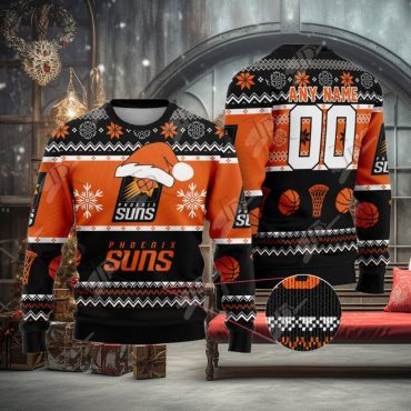 Phoenix Suns Christmas Game Day Ugly Christmas Sweater