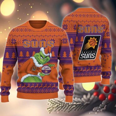 Phoenix Suns Grinch Stolen Ugly Christmas Sweater