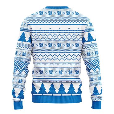 Detroit Lions Grinch Hug Ugly Christmas Sweater