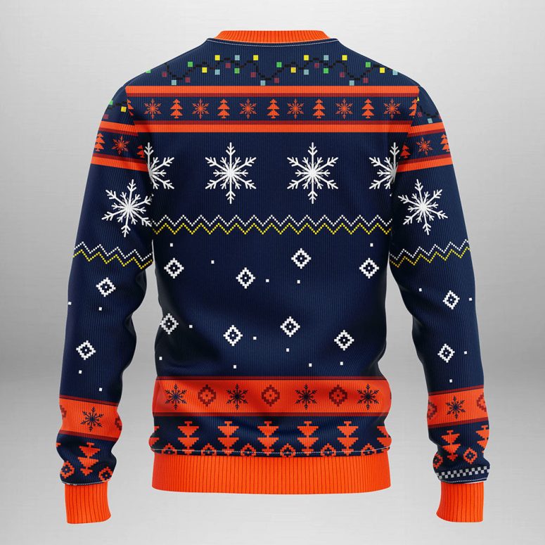 Edmonton Oilers Funny Grinch Ugly Christmas Sweater