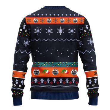 Edmonton Oilers Grinch Hand Ugly Christmas Sweater