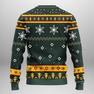 Green Bay Packers Funny Grinch Ugly Christmas Sweater