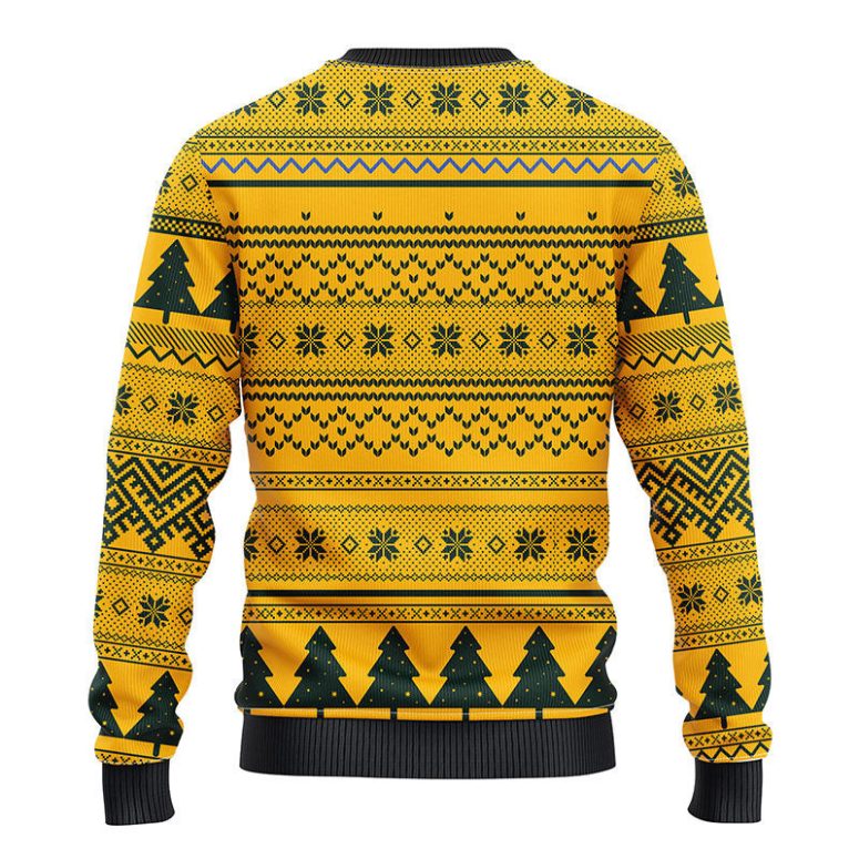 Green Bay Packers Grinch Hug Ugly Christmas Sweater