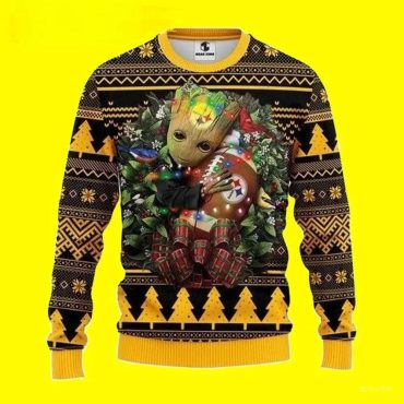 Green Bay Packers Groot Christmas Spirit Ugly Christmas Sweater
