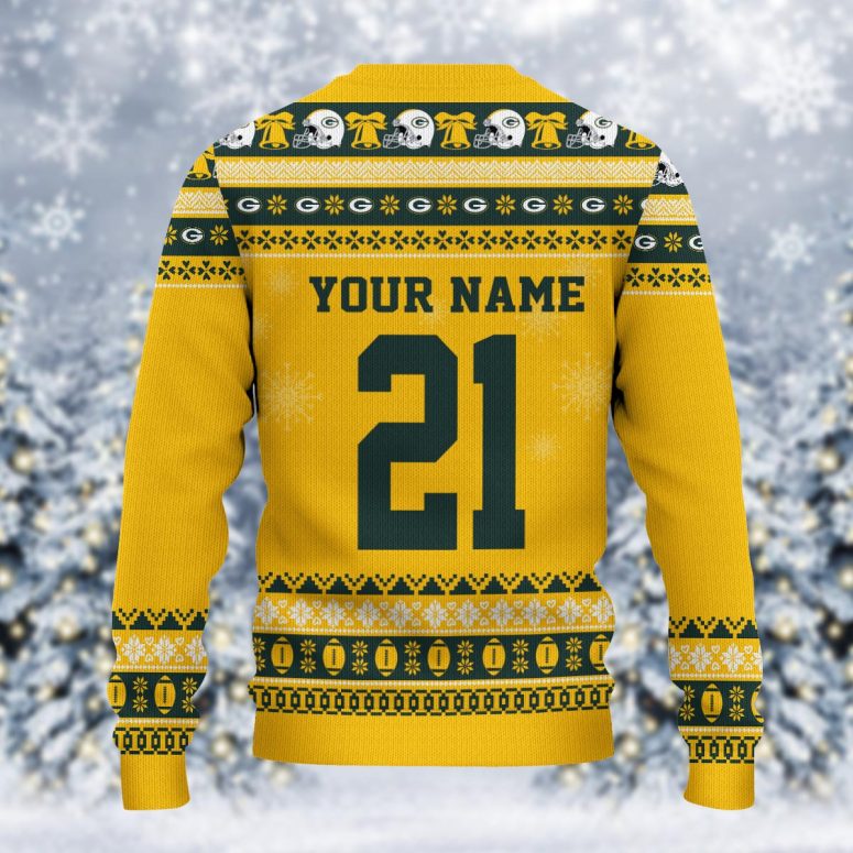 Green Bay Packers Mickey Mouse Christmas Football Ugly Christmas Sweater